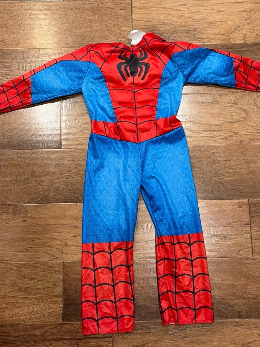 Marvel Red & Blue Webbed Superhero Costume for Kids